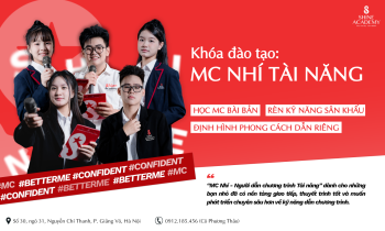 KHOÁ ĐÀO TẠO: MC NHÍ - NGƯỜI DẪN CHƯƠNG TRÌNH TÀI NĂNG